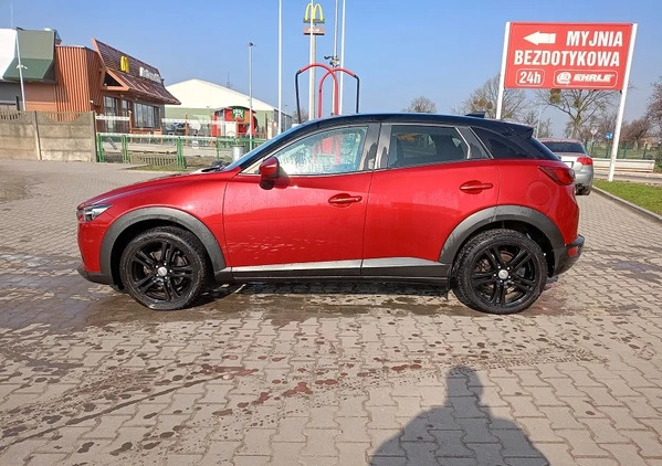 Mazda CX-3 cena 60900 przebieg: 80000, rok produkcji 2017 z Słupca małe 379